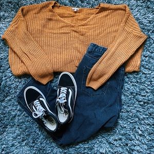 Mustard Knit Sweater